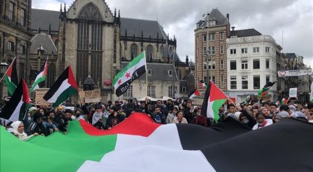 هولندا.. مظاهرة داعمة لفلسطين ضد العدوان الإسرائيلي