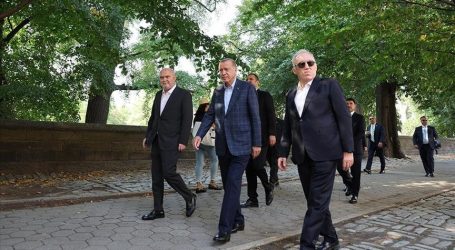 نيويورك.. الرئيس أردوغان يزور حديقة “سنترال بارك”
